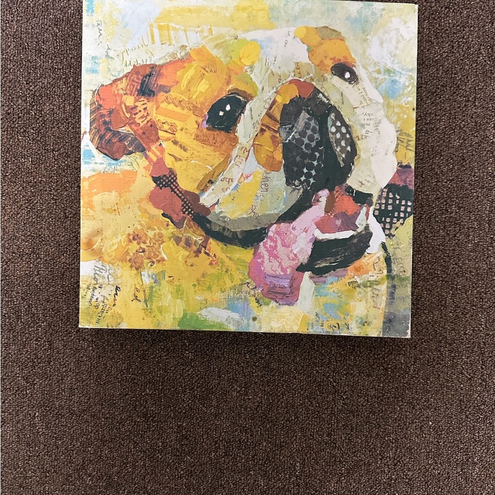 Bulldog painting